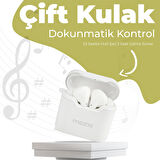 Moodix KI23KT03 Bluetooth Kulakiçi Kulaklık Beyaz