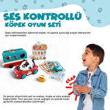 Ogi Mogi Toys Ses Kontrollü Köpek, Araba ve Atıştırma Arabası Seti