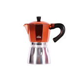 Any Morning Hes-6 Espresso Kahve Makinesi Alüminyum Moka Pot 240 Ml Bakır