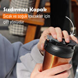 Any Morning SI232021 İki Ağızlı Termos Mug Bakır 400 ml