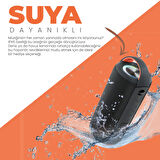 Moodix KI23KS162 Bluetooth Hoparlör Siyah 10W*2 IPX6 Suya Dayanıklı