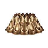 Serenk Fun Cooking Damla Alüminyum Döküm Granit Kaplama Kek Kalıbı 26 cm Sarı