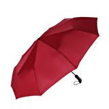 Biggdesign Moods Up Premium Bordo Otomatik Şemsiye, Rüzgara Dayanıklı, Hızlı Kuruyan, Hafif, Kılıflı