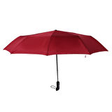 Biggdesign Moods Up Premium Bordo Otomatik Şemsiye, Rüzgara Dayanıklı, Hızlı Kuruyan, Hafif, Kılıflı