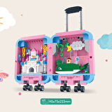 Ogi Mogi Toys Eğitici Bloklar Pembe Harika Valiz 519 Parça, Lego Uyumlu Yapı Seti
