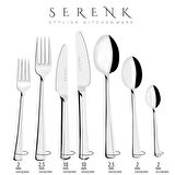 Serenk Paris Çelik Çatal Kaşık Bıçak Takımı 18 Parça