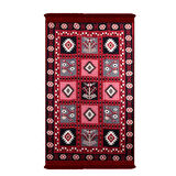 Bigghome Çift Taraflı Kilim, Makinede Yıkanabilir, Modern Desenli, 80*150 cm, SA1619B