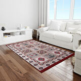 Bigghome Çift Taraflı Kilim, Makinede Yıkanabilir, Modern Desenli, 120*180 cm, SA1619B