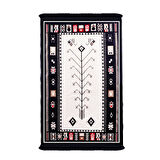 Bigghome Çift Taraflı Kilim, Makinede Yıkanabilir, Modern Desenli, 80*150 cm, SA1534A