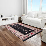 Bigghome Çift Taraflı Kilim, Makinede Yıkanabilir, Modern Desenli, 120*180 cm, SA1534A