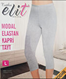 Tutku Elit Bayan Modal Elastan Dizaltı Kapri Tayt  2102