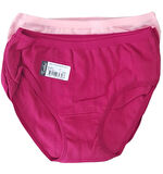 Tutku 0854 Kız Çocuk Jakarlı Bato-Slip-Külot - 12'li Kombin