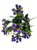 Yapay Çiçek Lila Kokina Demetİ 7 Dal 40*25CM