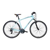Carraro Sportive 220 28 jant Şehir & Tur Bisikleti (Mat Açık Mavi Siyah Turuncu) 41 Kadro