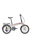 CARRARO FLEXI 107 KATLANIR BİSİKLET 320H V 20 JANT 7 VİTES MAT PEMBE-SİYAH-KIRMIZI