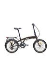 CARRARO FLEXI 107 KATLANIR BİSİKLET 320H V 20 JANT 7 VİTES MAT FÜME-SİYAH-TURUNCU
