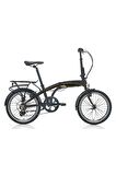 CARRARO FLEXI 106 KATLANIR BİSİKLET 320H V 20 JANT 6 VİTES METALİK-ANTRASİT-SİYAH-SARI