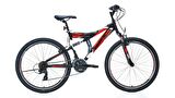 Bianchi Snap 26 Jant 21 Vites 44 Cm V-Fren Dağ Bisikleti- Siyah Kırmızı- Beyaz