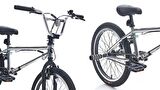 Carraro Rave Pro Bmx 20 Jant 1 Vites 27.5 Cm V-Fren Özel Seri Bisiklet - Krom-Mat Siyah-Beyaz