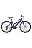 Carraro Speed 262 26 Jant 21 Vites 38 Cm V-Fren Dağ Bisikleti-Eflatun-Beyaz-Mor-Lila