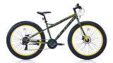 CARRARO FAT BIKE 26 JANT 432H 21-V HD MAT HAKI YESIL-SARI-23