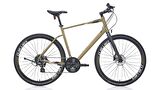 Carraro Sportive 324 28 Jant 24 Vites 44 Cm Hidrolik Disk Fren Şehir Bisikleti - Mat Füme - Bronz-Koyu Sarı