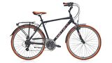 Carraro Elite 804 28 Jant 24 Vites 52 Cm V-Fren Şehir Bisikleti-Mat Siyah-Kahve-Bakır