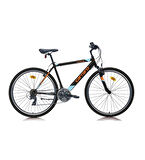 Carraro Active 290 V Fren 21 Vites 28 Jant Şehir Bisikleti Siyah Turuncu Mavi 49 Kadro