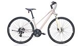 Carraro Sportive 226 28 Jant 24 Vites 40 Cm Hidrolik Disk Fren Şehir Bisikleti - Mat Metalik Pembe-Bej-Mor