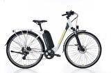 Carraro E-Line eComfort 2.1 HD Fren 7 Vites 28 Jant Elektrikli Şehir Bisikleti Mat Storm Gri 47 Kadro