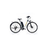 Carraro E-Line eComfort 2.1 HD Fren 7 Vites 28 Jant Elektrikli Şehir Bisikleti Mat Storm Gri 52 Kadro