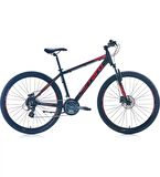 Carraro Force 950 29 Jant 24 Vites 44 Cm Hidrolik Disk Fren Dağ Bisikleti - Mat Siyah-Kırmızı-Gümüş