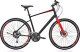 Carraro Sportive 328C 28 Jant 18 Vites 44 Cm Hidrolik Fren Şehir  Bisikleti - Mat Siyah-Kırmızı