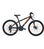 CARRARO FORCE 420 ERKEK DAĞ BİSİKLETİ 325H HD 24 JANT 21 VİTES MAT SİYAH TURUNCU GÜMÜŞ