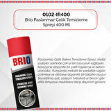 Brio Paslanmaz Çelik Temizleme Spreyi 400 Ml