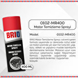 Brio Susuz Motor Temizleme Spreyi Motor Parlatıcı Sprey 400 Ml