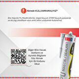 Brio Pu Mastik & Yapıştırıcı 280 Ml 40S Gri