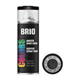 Brio Sprey Boya Akrilik Mat Siyah B9005M 400Ml 