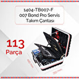 Brio Takım Çantası 007 Bond Pro Servis 113 Parça