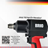Brio Havalı Somun Sökme 3/4'' 1950 Nm Çift Çekiç 2,21 Kg