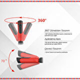 Brio Usb Şarjlı Led Lamba Boyun ve Kafa İçin Ayarlanabilir 2 x 150 Lümen