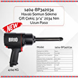 Brio Havalı Somun Sökme 3/4'' Uzun Paso 2034 Nm Çift Çekiç 4,04 Kg
