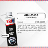 Brio Silikon Sprey Silikon Yağlayıcı, Ses Giderici 500 Ml