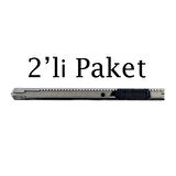 Brio Maket Bıçağı Cam Filmi Uygulama Metal 9 Mm 2'li Paket