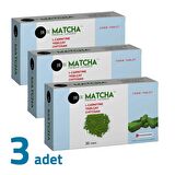 Matcha Premium Japanese L-Karnitin Yeşilçay Chitosan 30 Tablet x 3 Kutu