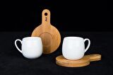 Acar  PORJ9603 Bambulu Fincan Set 2 Li