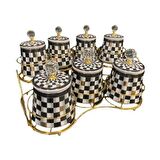 Acar  Master Magic Porselen 7 Li Standlı Baharat Takımı KAI-21-0186 