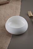 Acar SCT-21-0217/72 Bianco Perla 6lı Porselen Yuvarlak Kase - 8,6 Cm