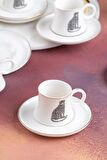 Acar Myan 6 Kişilik Kahve Fincanı Takımı - 90 ml