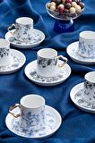 Acar Mila 6 Kişilik Kahve Fincanı Takımı - 90 ml